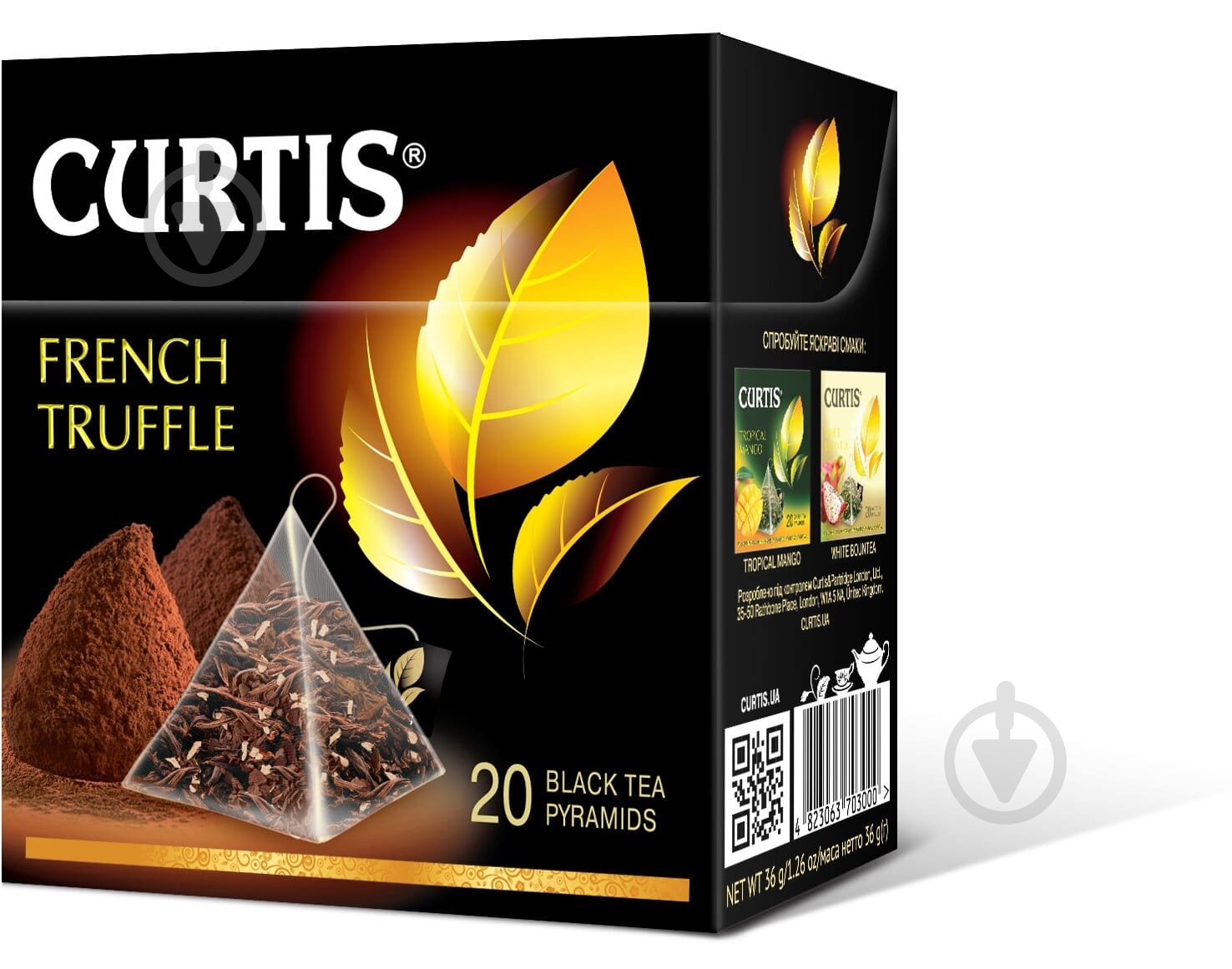 Чай черный Curtis French Truffle 20 шт. (4820018739992) - фото 1