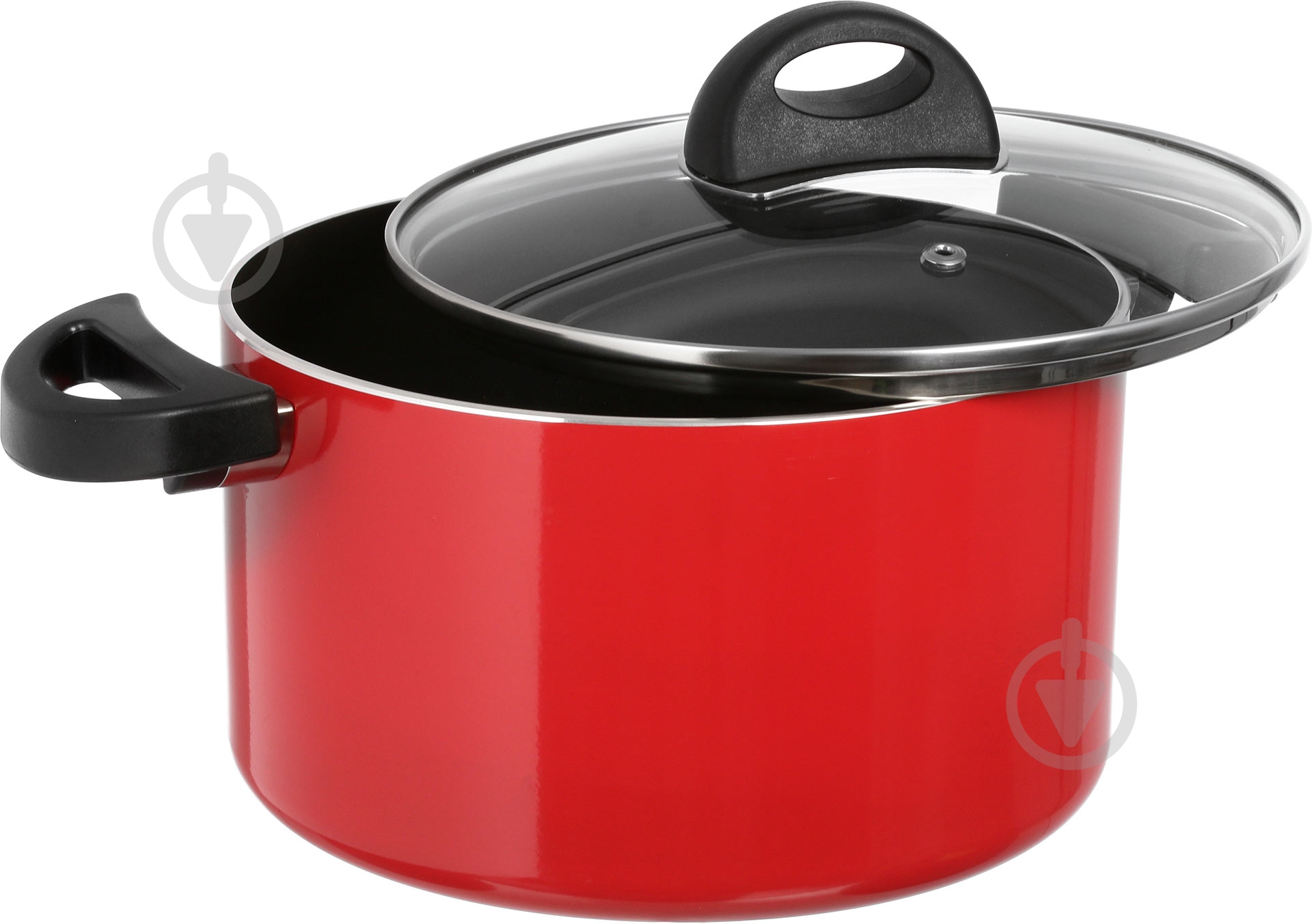 Каструля з кришкою BergHOFF Eclipse 3,7 л 20 см червона - фото 2
