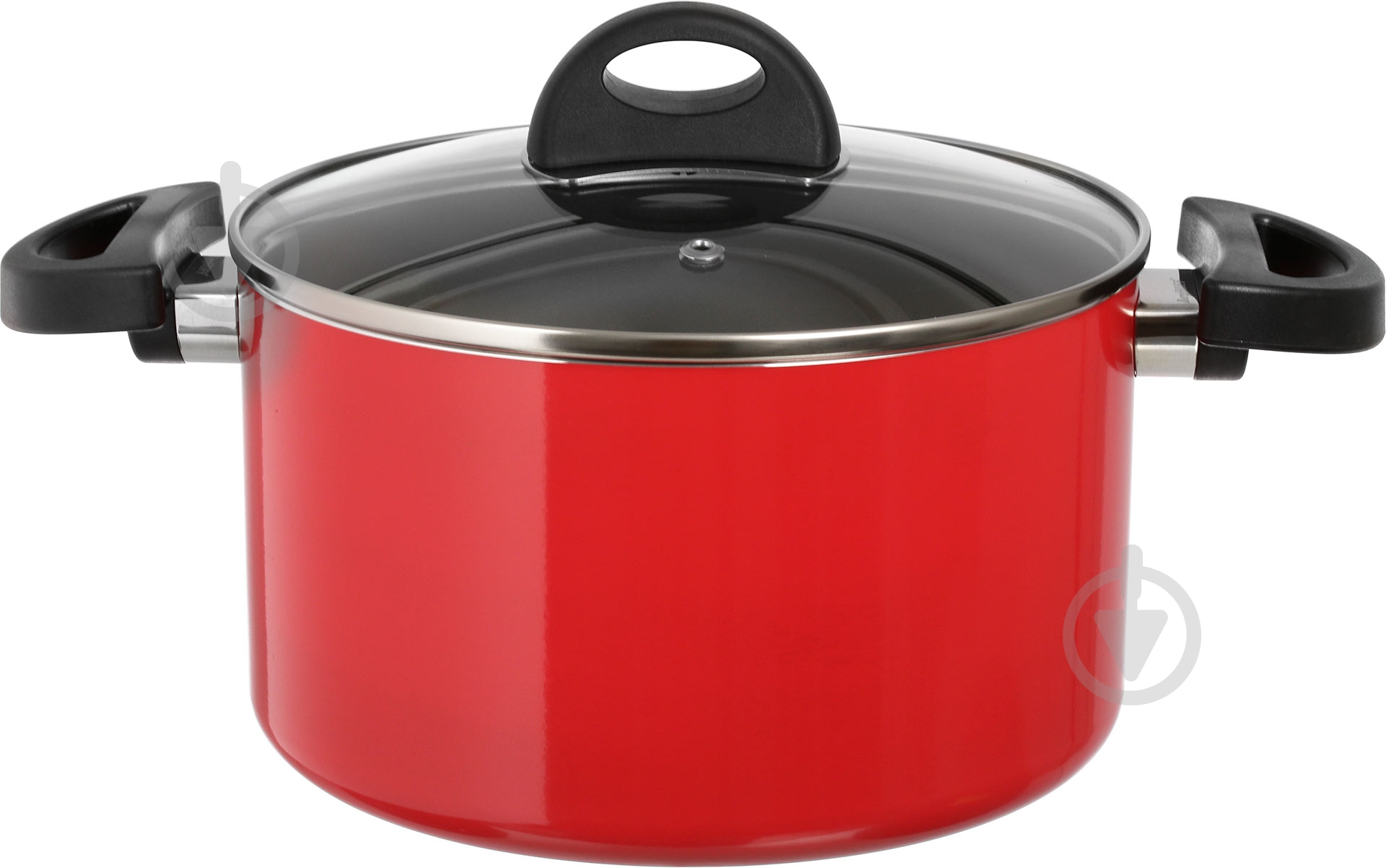 Каструля з кришкою BergHOFF Eclipse 3,7 л 20 см червона - фото 1