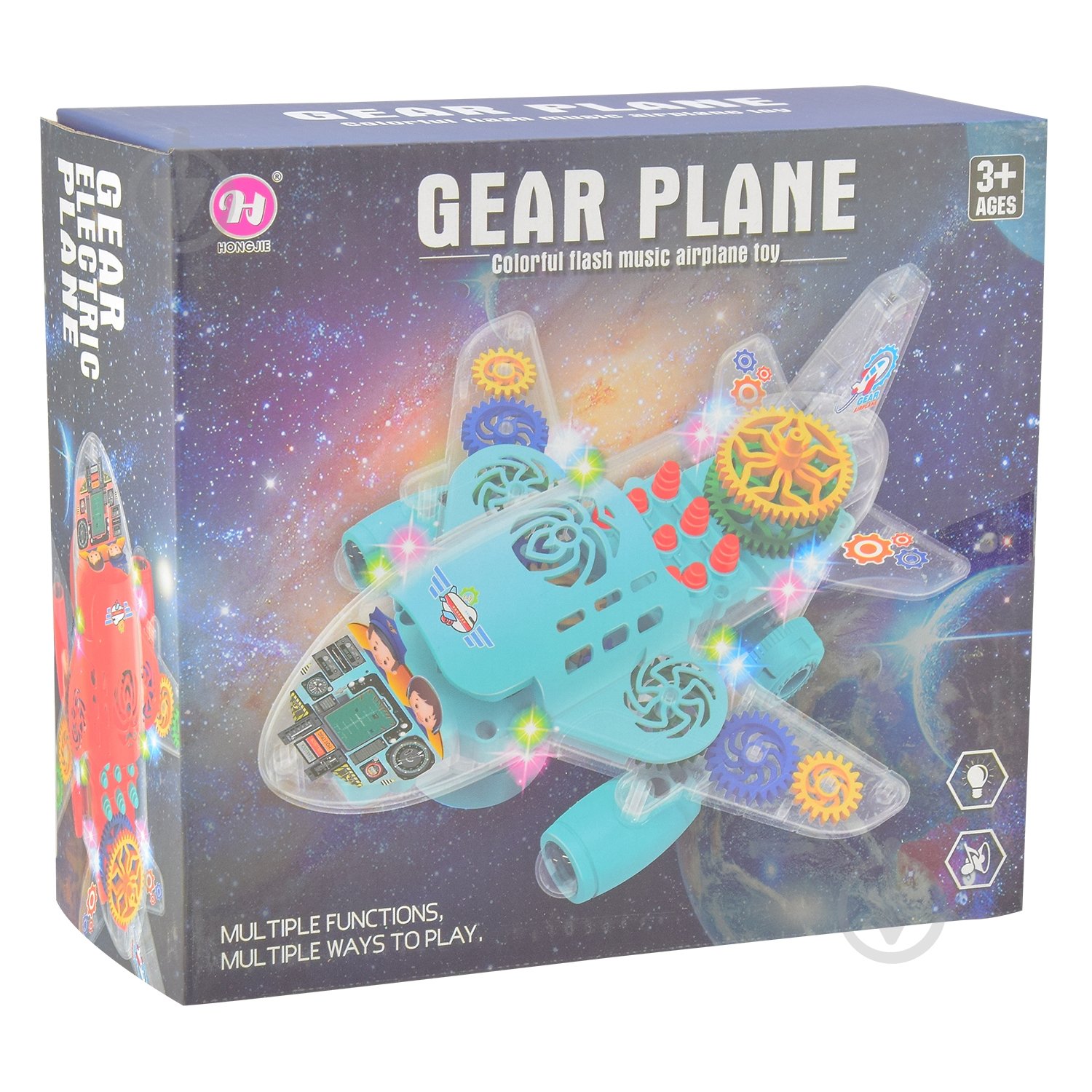 Игрушка Музыкальный самолет HJ628 - фото 4 Игрушка Музыкальный самолет HJ628 - фото 4