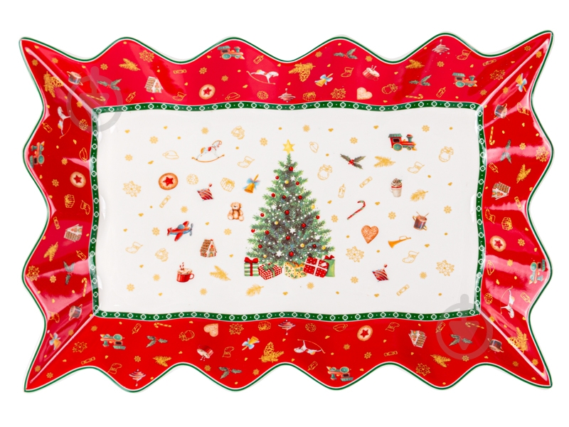 Блюдо Lefard Christmas delight 36 см 985-141 - фото 1