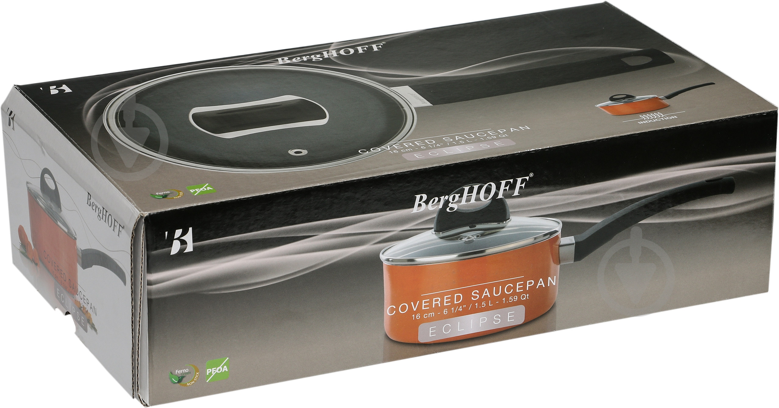 Ковш BergHOFF Eclipse 1,5 л 16 см оранжевый - фото 4