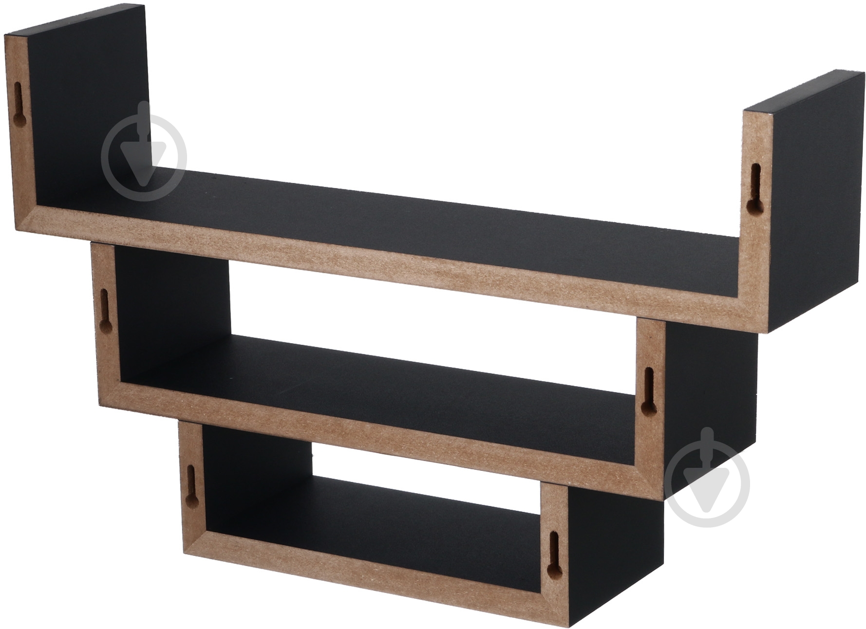 Комплект полок Нанси черный - фото 2