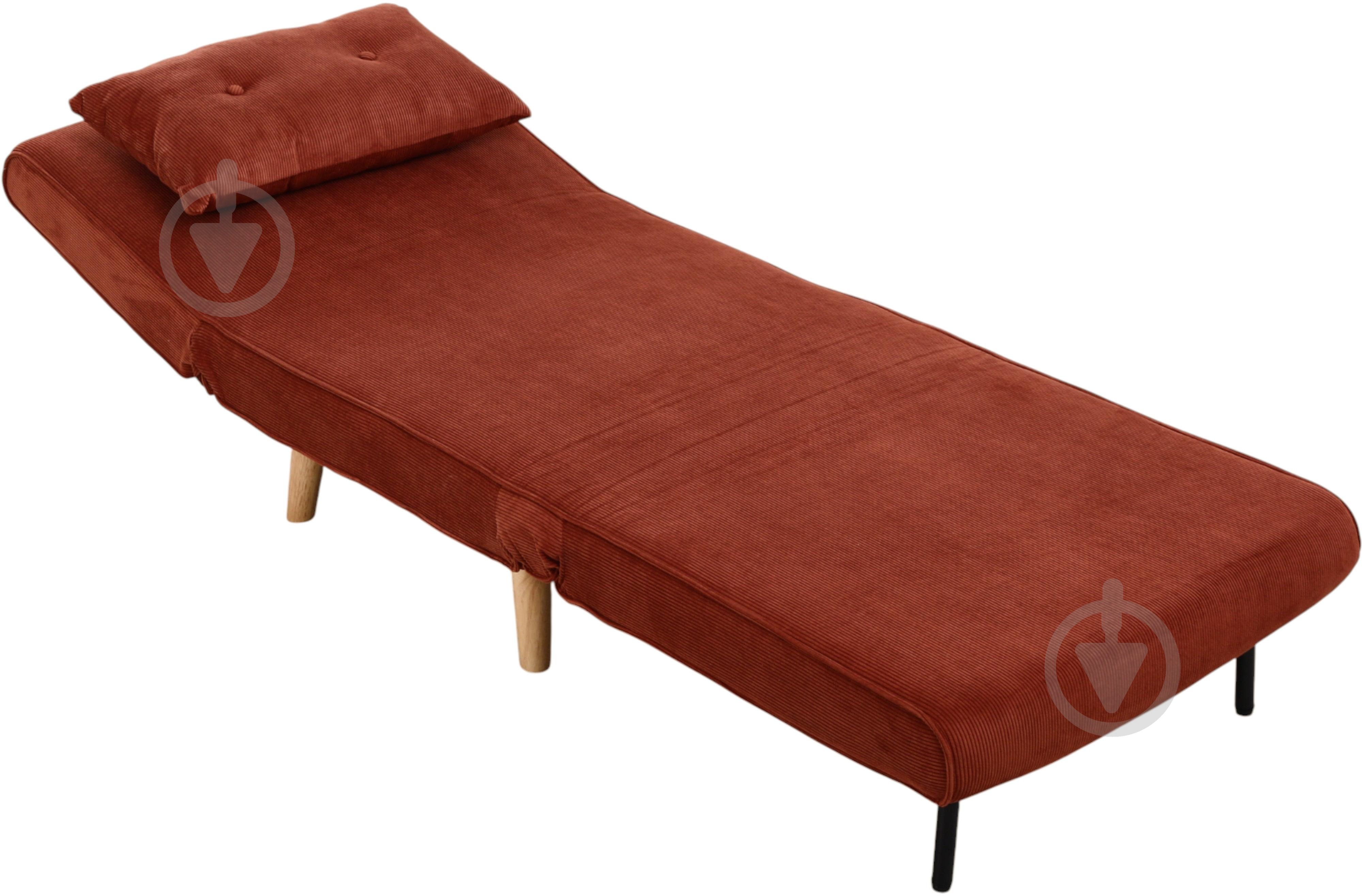 Кресло раскладное Центр Меблів НОТТ 840х810х765 мм терракотовый - фото 3 Кресло раскладное Центр Меблів НОТТ 840х810х765 мм терракотовый - фото 3