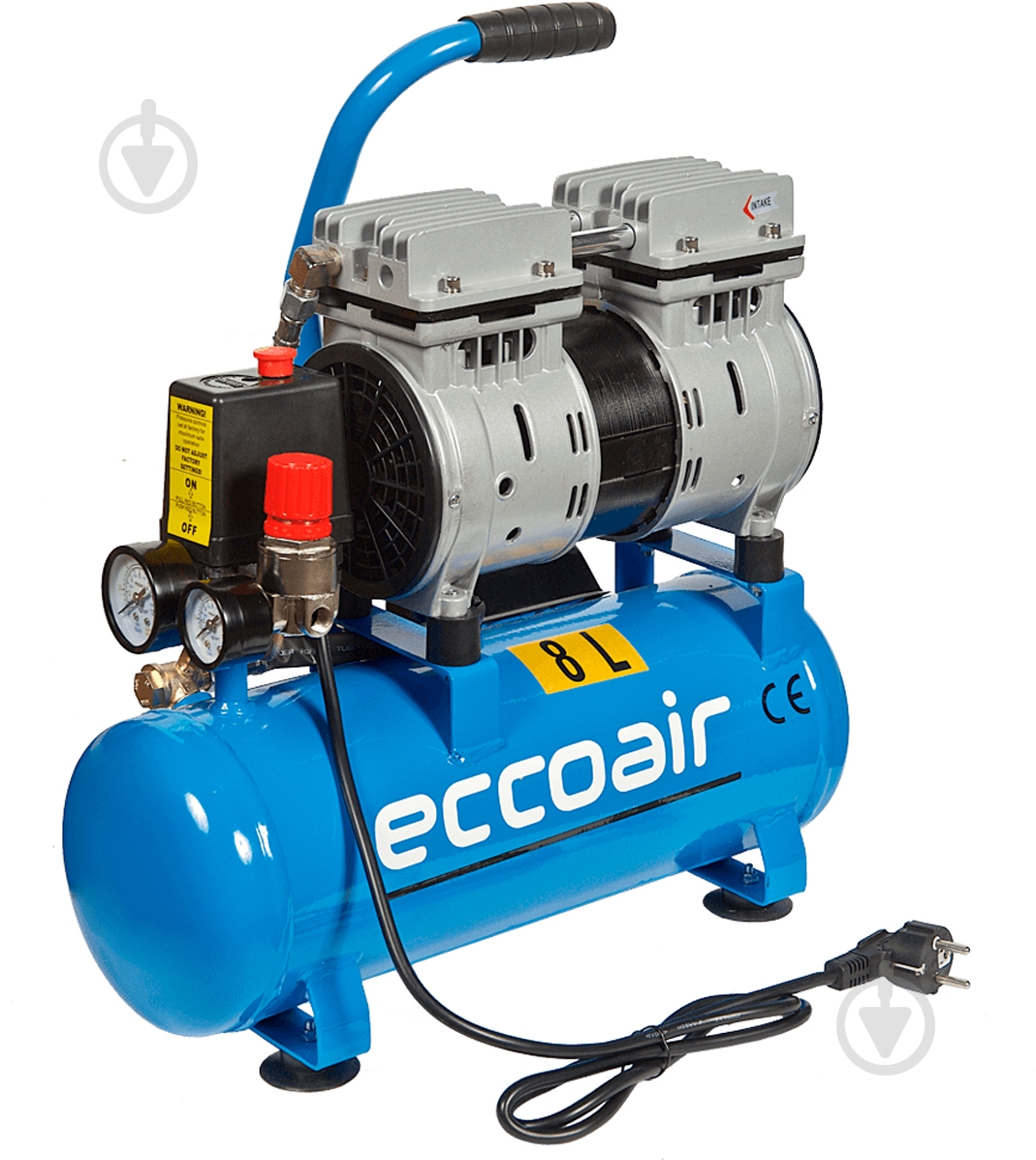 Компрессор Eccoair 550 Вт 8л WB550-1A8 - фото 1