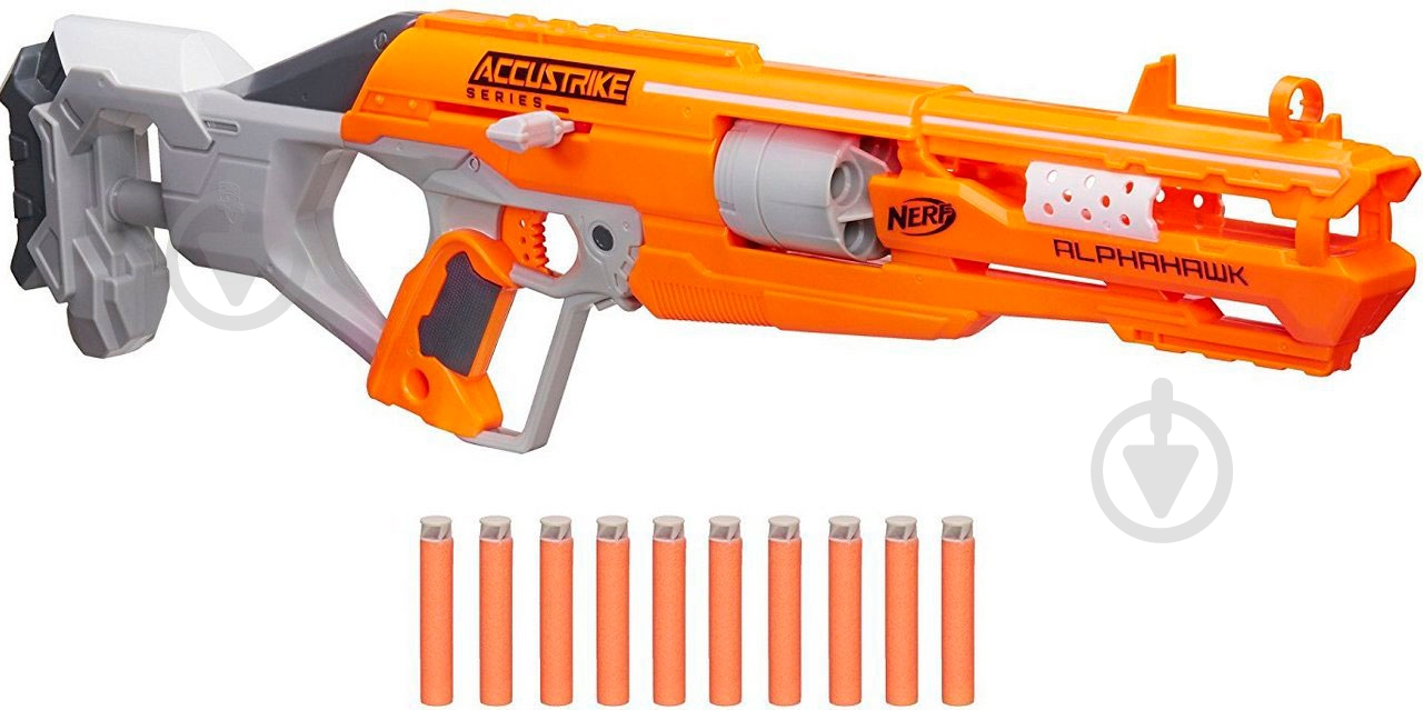 Бластер Hasbro Nerf Альфахок Аккустрайк B7784 - фото 1