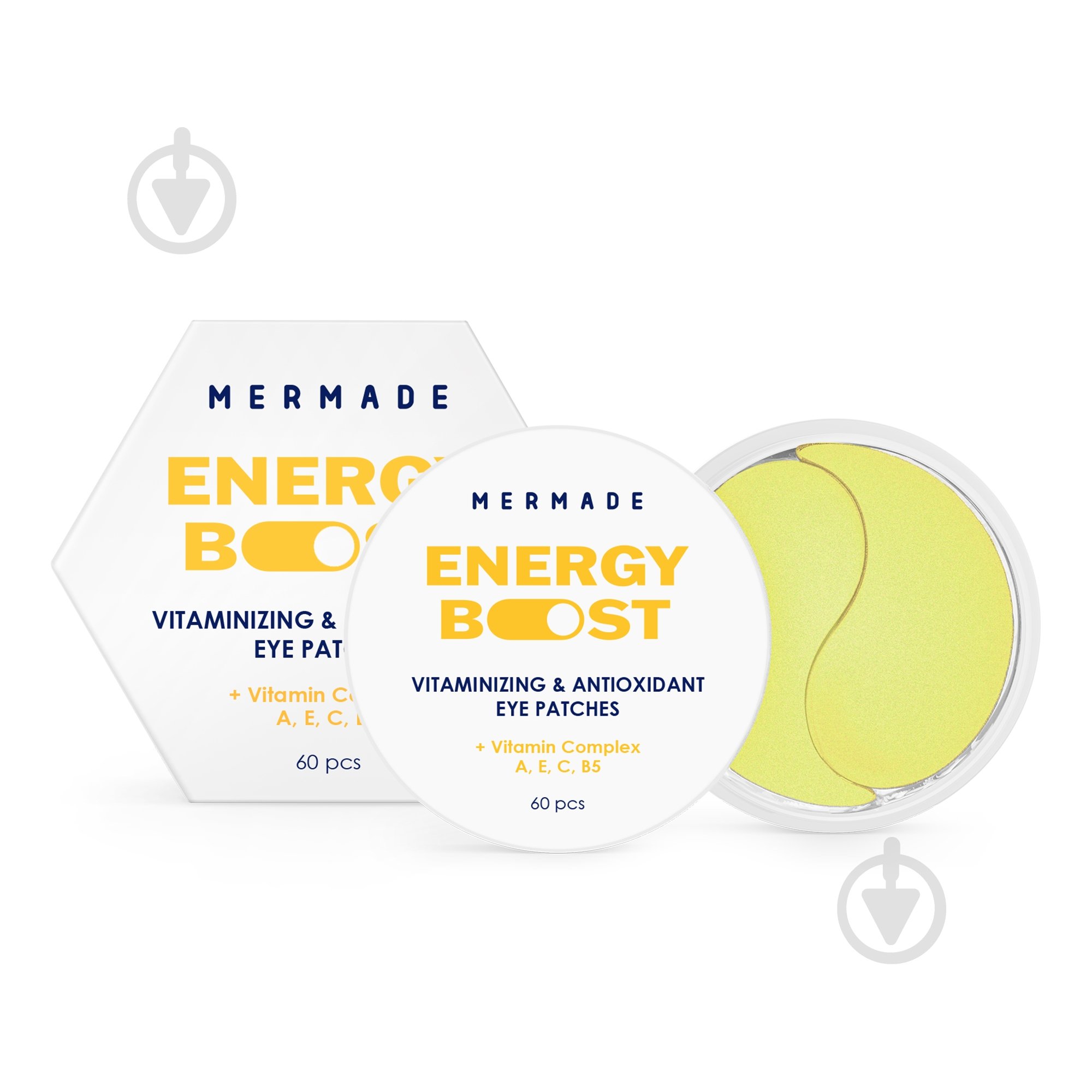 Патчи под глаза Mermade Vitamin complex A, E, C, B5 60 шт - фото 1