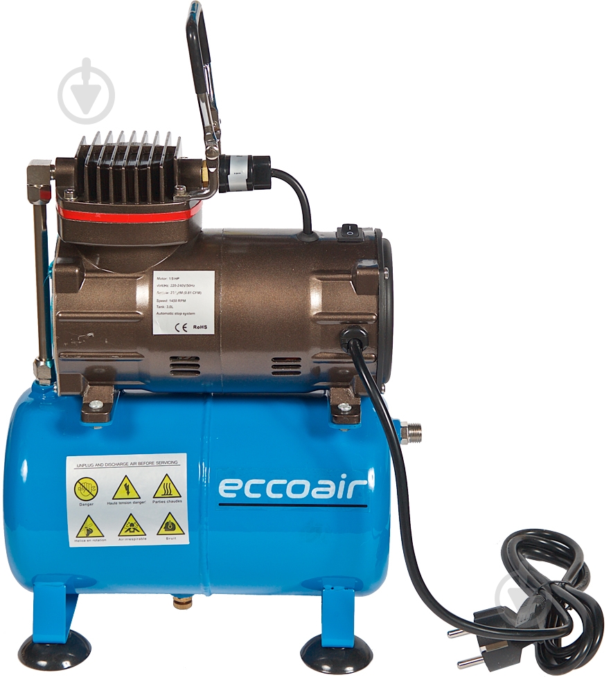 Компрессор Eccoair для аэрографии ECCO TC-80T - фото 1