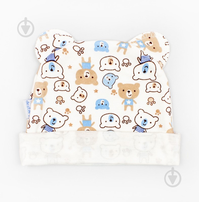 Шапочка детская Dexter`s Bears р.44 молочный 962мк - фото 1 Шапочка детская Dexter`s Bears р.44 молочный 962мк - фото 1