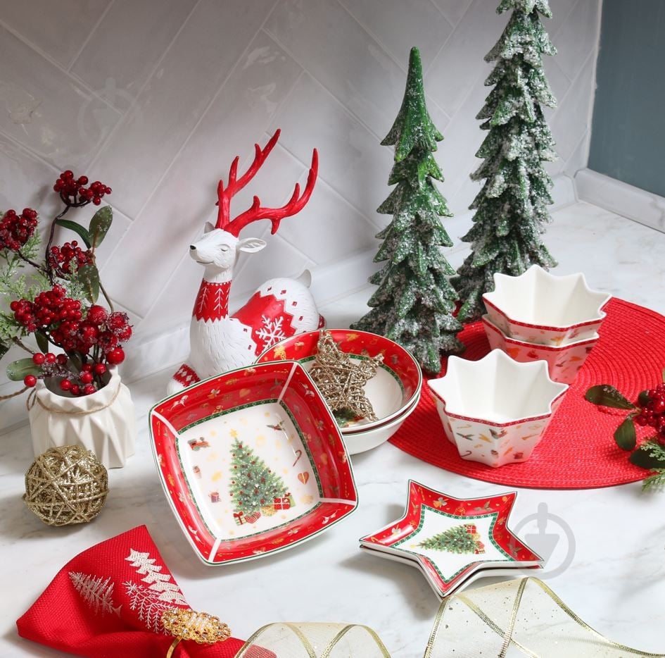 Набор салатников Lefard Christmas delight Tree 16х5,5 см 2 шт 985-157 - фото 2