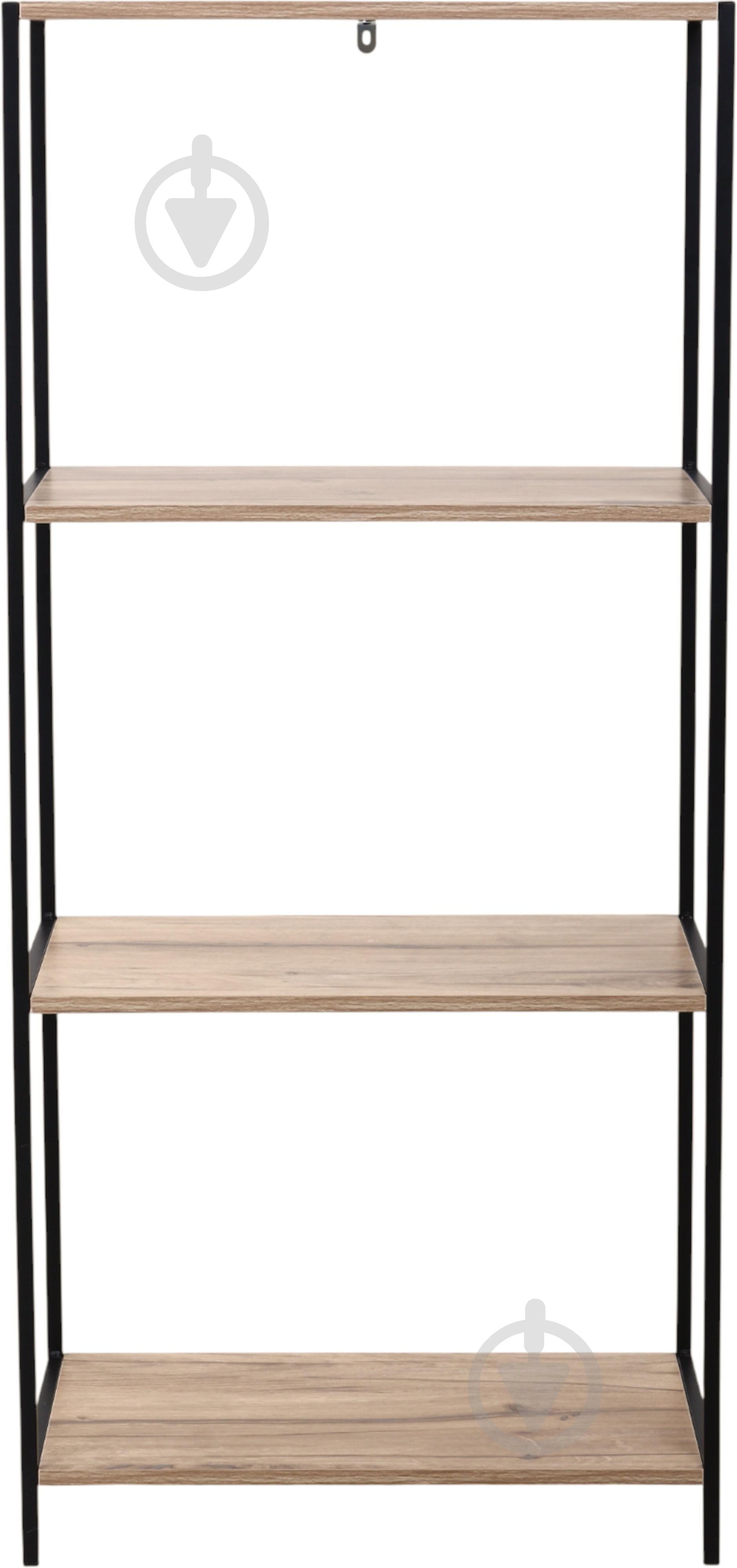 Этажерка Центр Меблів Конго 1105х500х300 мм натуральный/черный - фото 3