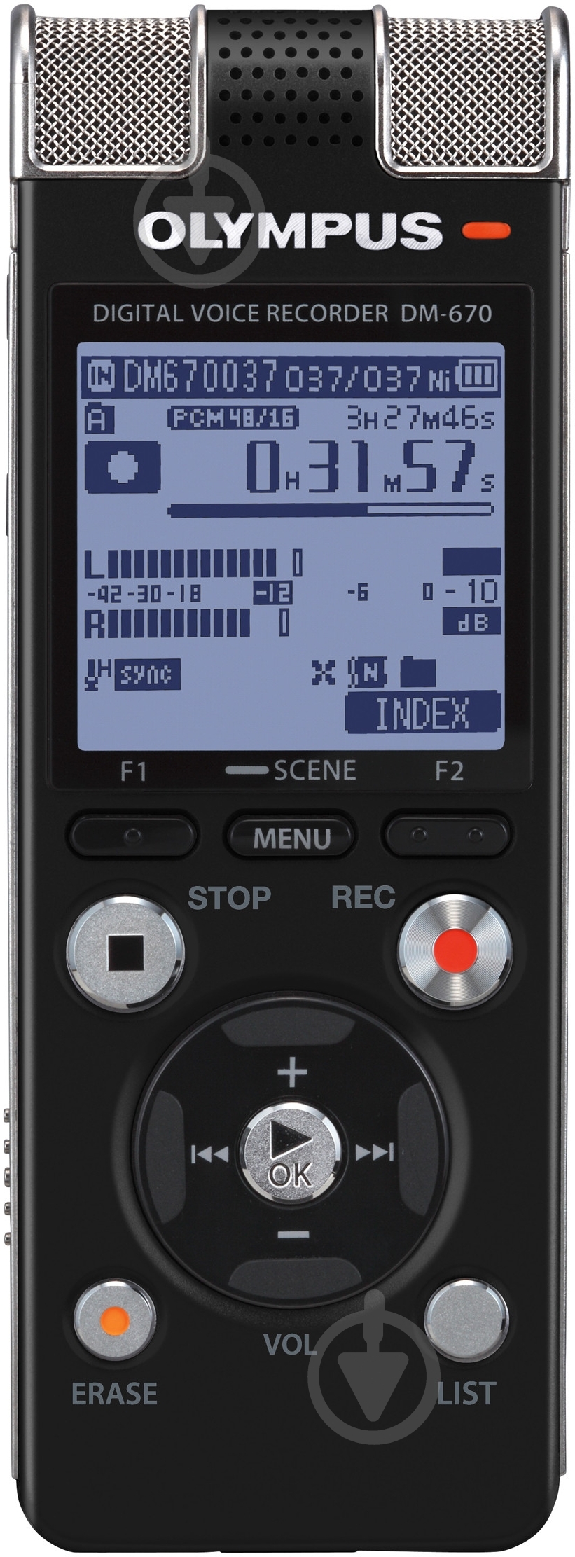 Диктофон OLYMPUS DM-670 - фото 1 Диктофон OLYMPUS DM-670 - фото 1