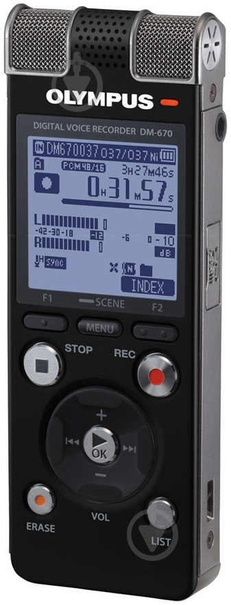 Диктофон OLYMPUS DM-670 - фото 3 Диктофон OLYMPUS DM-670 - фото 3