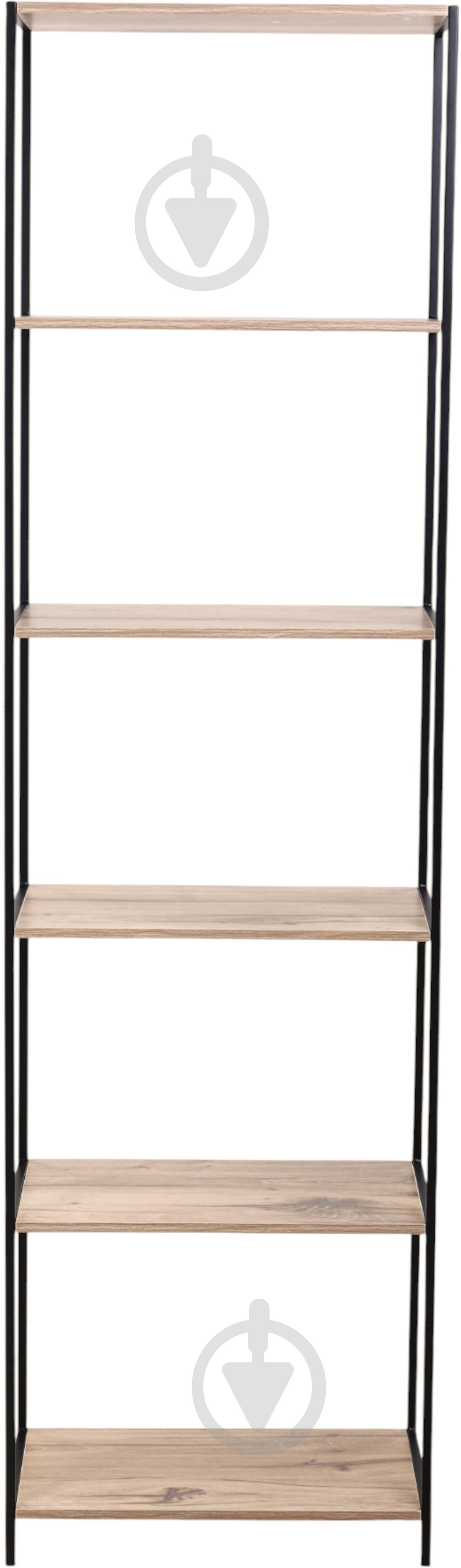Этажерка Центр Меблів Конго 1800х500х300 мм натуральный/черный - фото 3 Этажерка Центр Меблів Конго 1800х500х300 мм натуральный/черный - фото 3