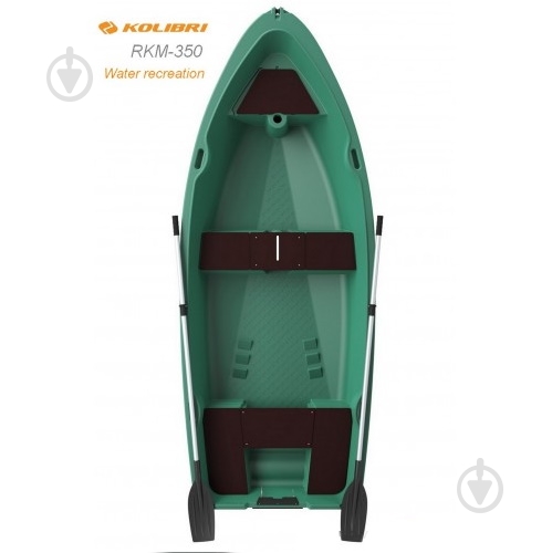 Моторний човен пластиковий Riverday (ex Kolibri) RKM-350 зелений - фото 1 Моторний човен пластиковий Riverday (ex Kolibri) RKM-350 зелений - фото 1