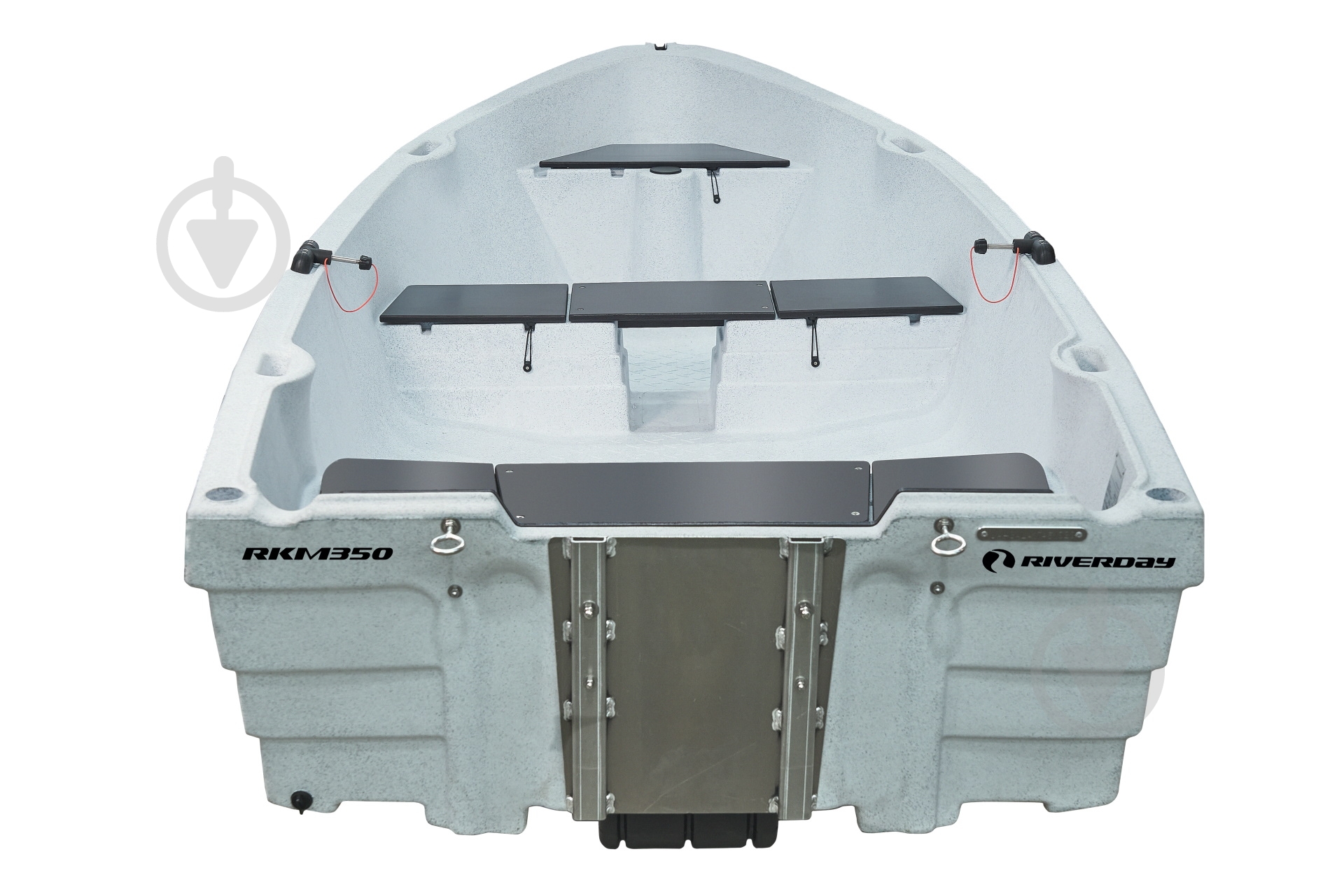 Моторний човен пластиковий Riverday (ex Kolibri) RKM-350 сірий - фото 3