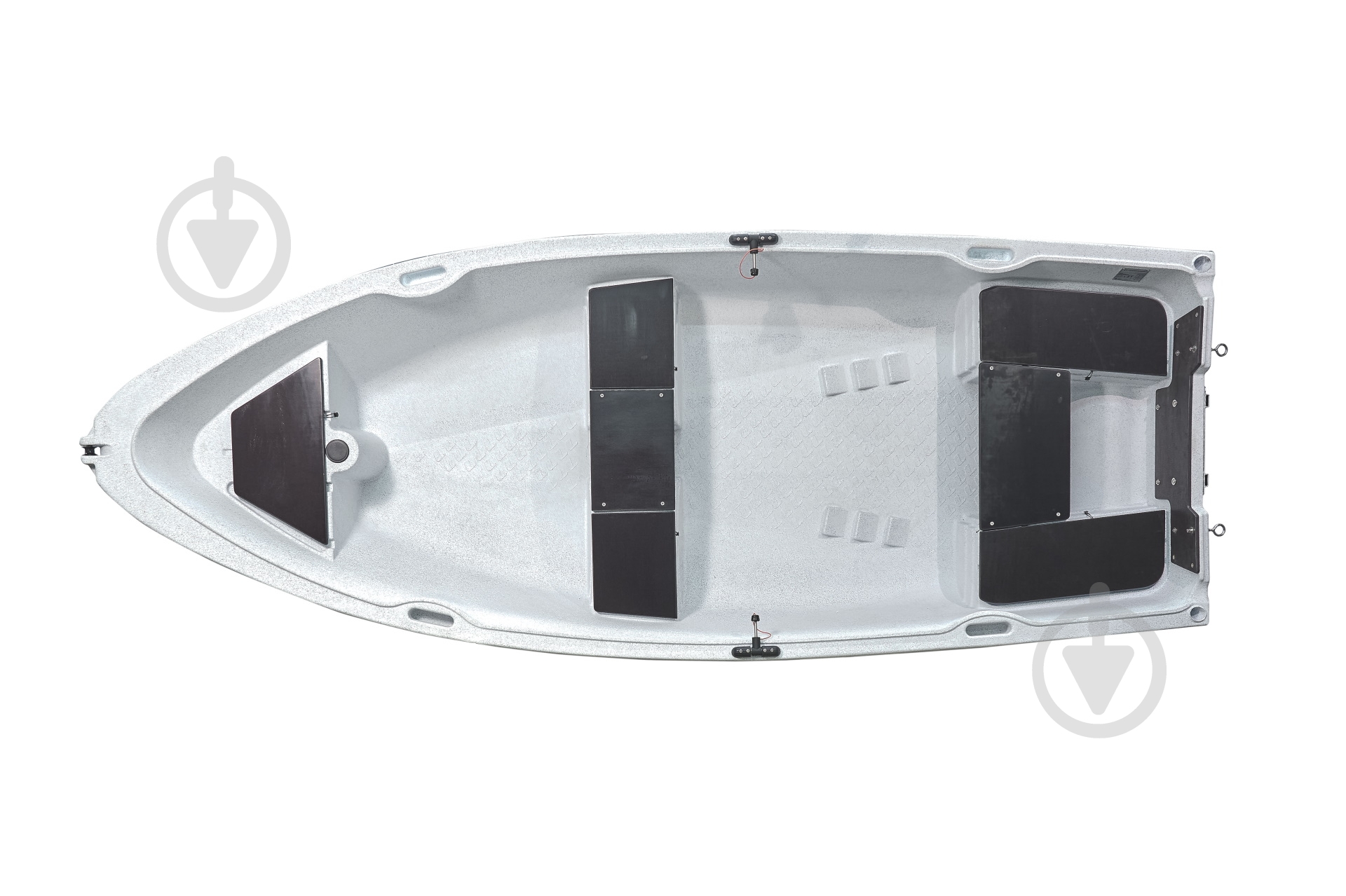 Моторний човен пластиковий Riverday (ex Kolibri) RKM-350 сірий - фото 2