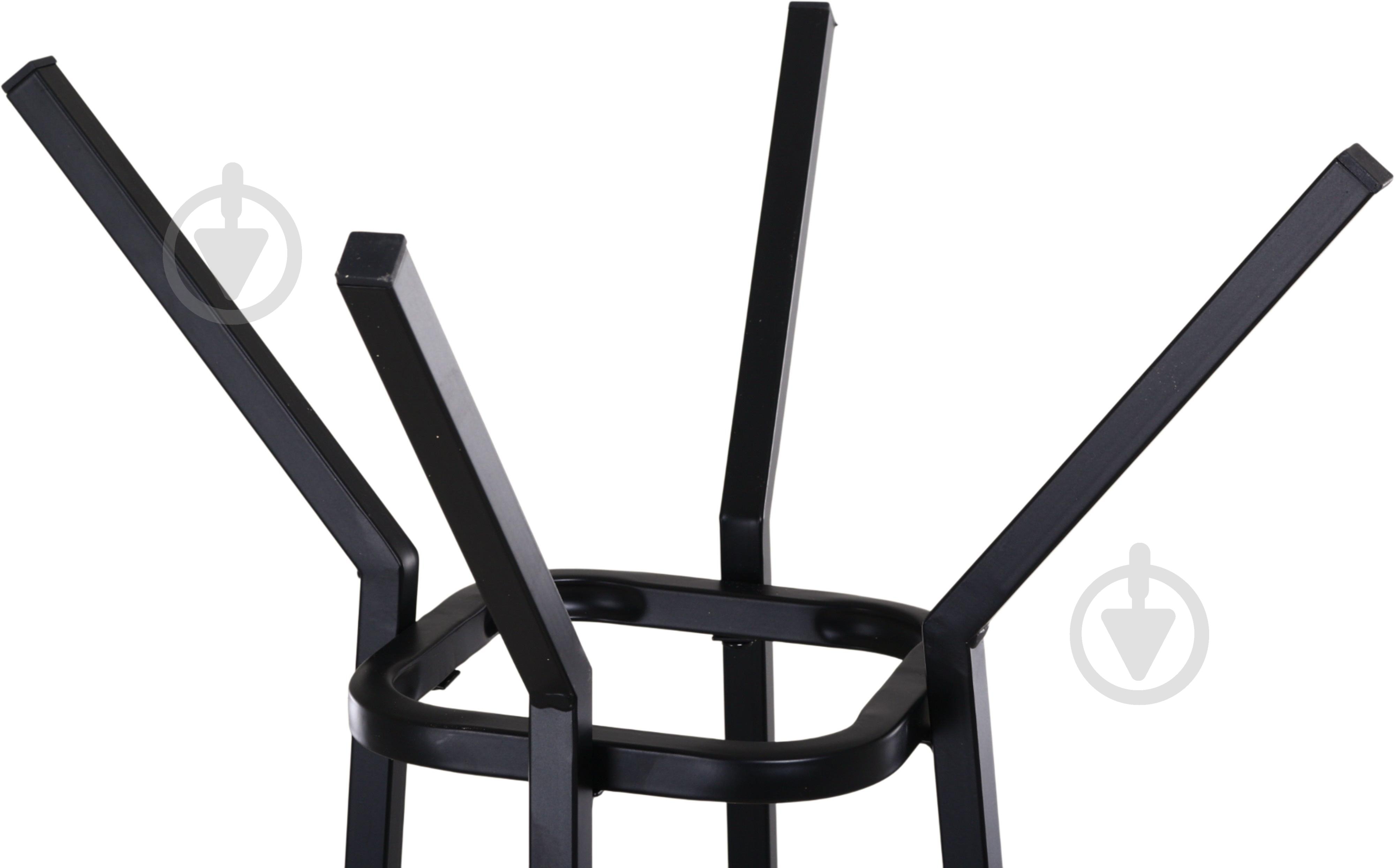 Вешалка-стойка для одежды Центр Меблів Твин 480х480х1700 мм черный/бежевый - фото 4