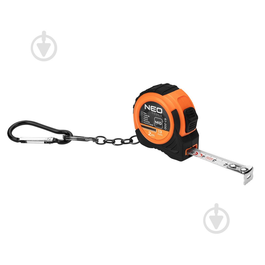 Рулетка NEO tools 67-200 2 м x 13 мм - фото 1 Рулетка NEO tools 67-200 2 м x 13 мм - фото 1