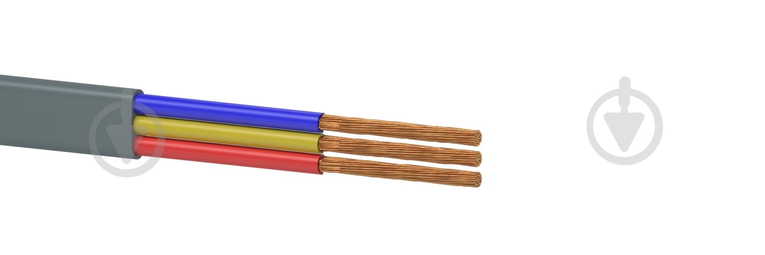 Кабель силовой Одескабель ВВП-2 3x1,0 медь - фото 1