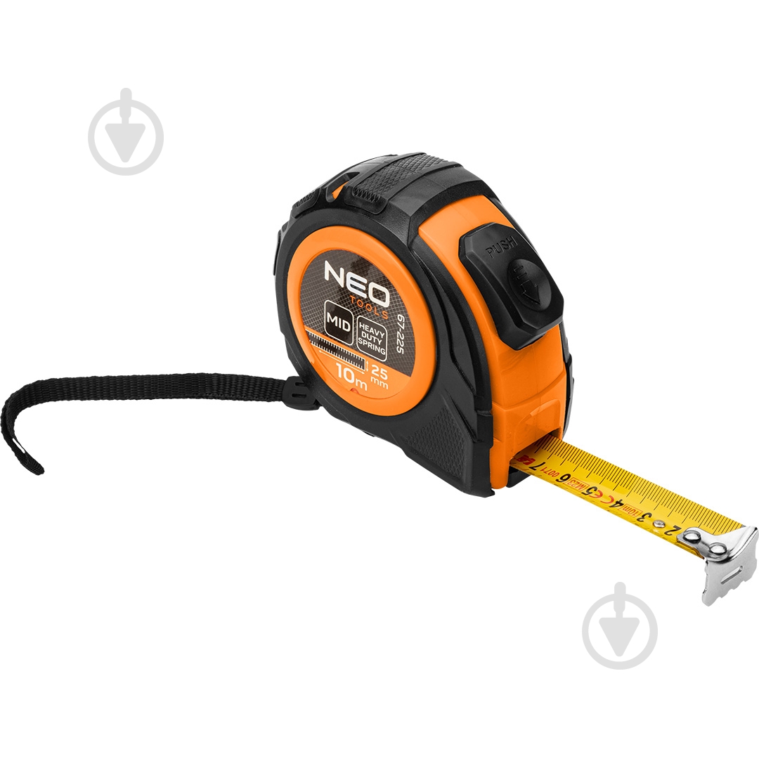 Рулетка NEO tools 67-225 10 м x 25 мм - фото 1