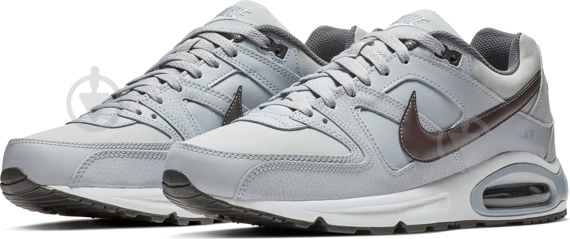 Кроссовки мужские демисезонные Nike AIR MAX COMMAND LEATHER 749760-012 р.44,5 серые - фото 1