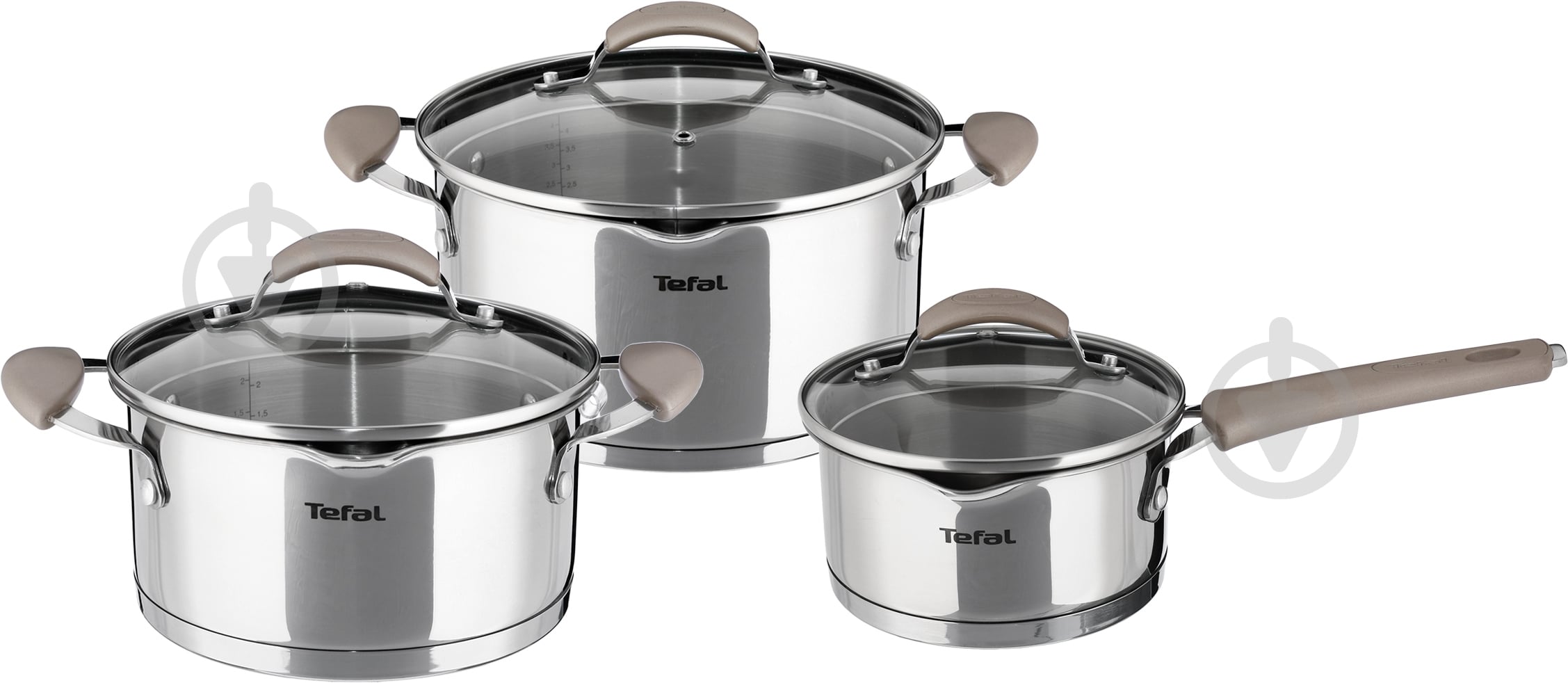 Набір посуду Tefal Inspiration 6 предметів E831S614 - фото 1 Набір посуду Tefal Inspiration 6 предметів E831S614 - фото 1