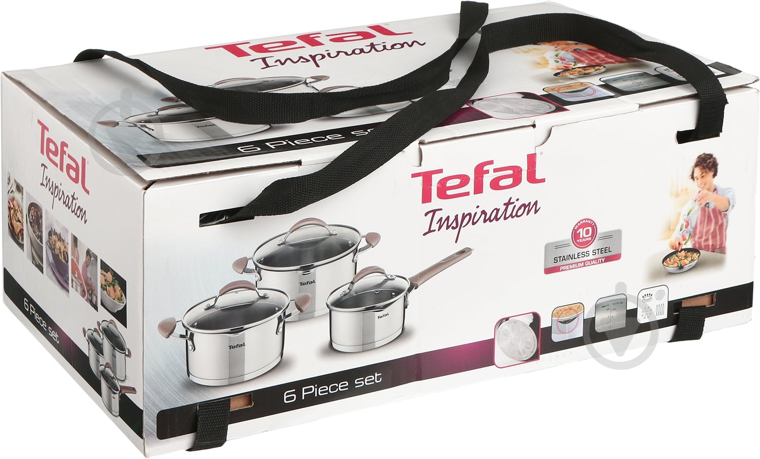 Набір посуду Tefal Inspiration 6 предметів E831S614 - фото 11 Набір посуду Tefal Inspiration 6 предметів E831S614 - фото 11
