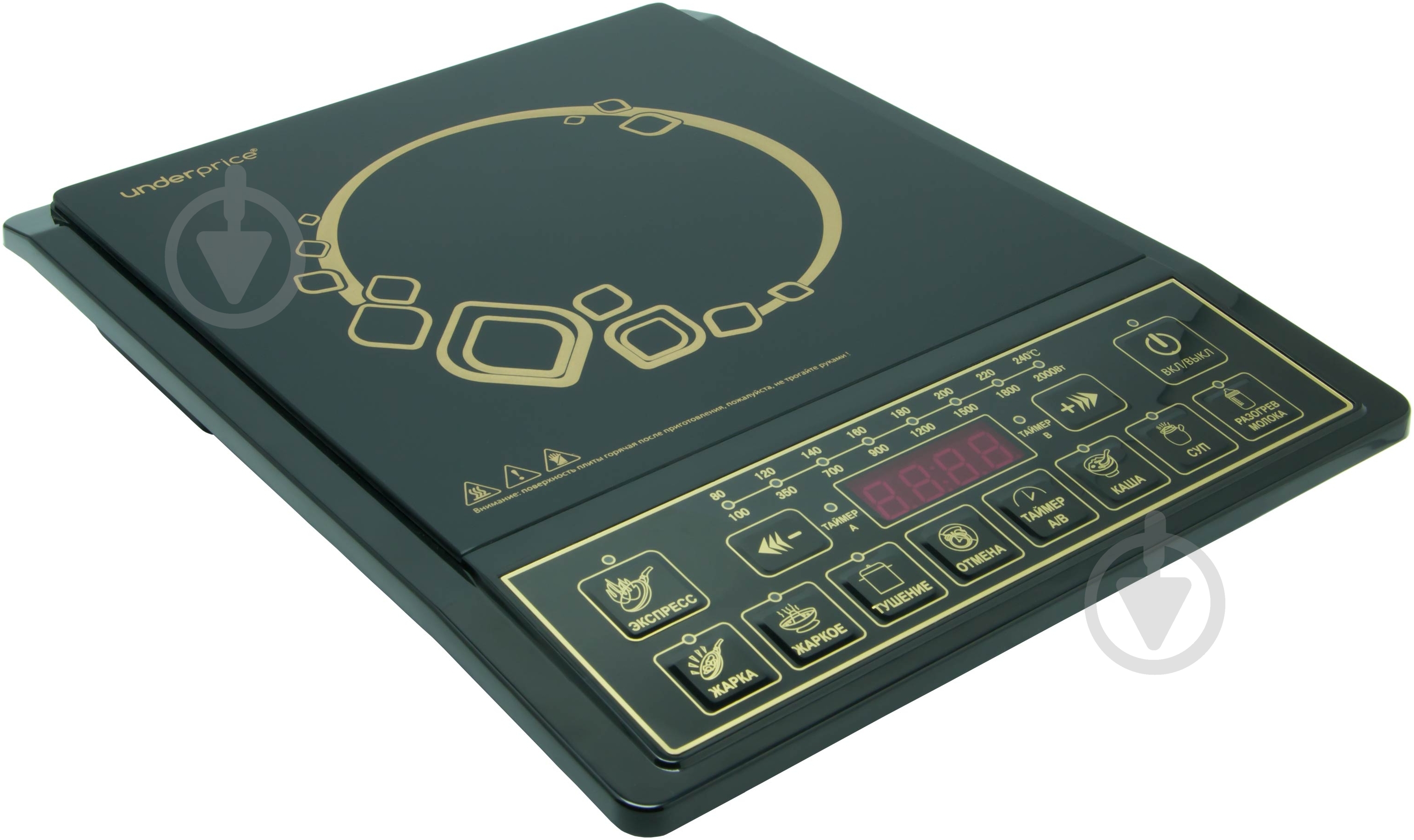 Плита индукционная настольная UP! (Underprice) IH120-1 - фото 3 Плита индукционная настольная UP! (Underprice) IH120-1 - фото 3