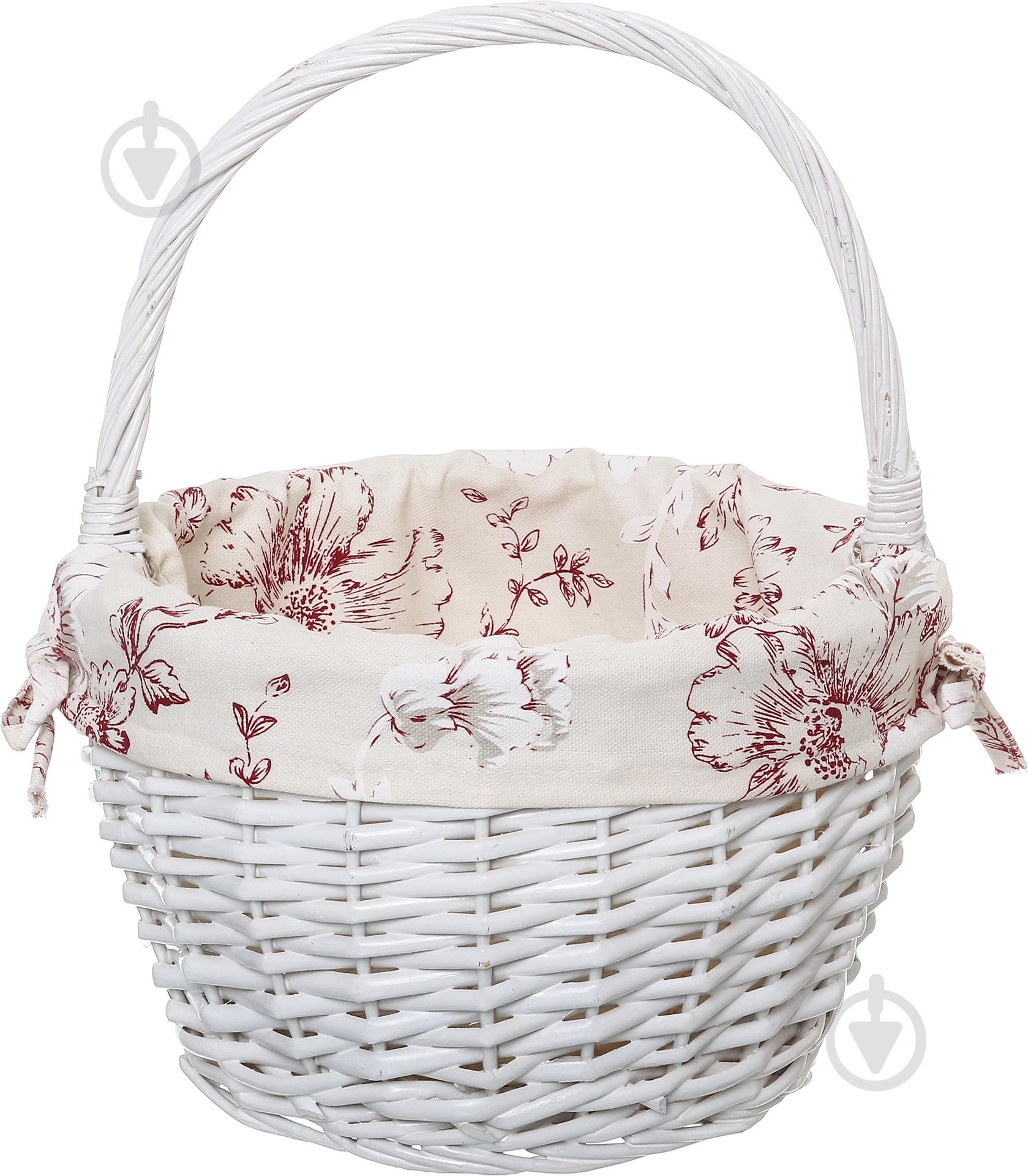 Корзина плетеная с текстилем 28/22х18/35 см Easter 16-6B-2 - фото 2