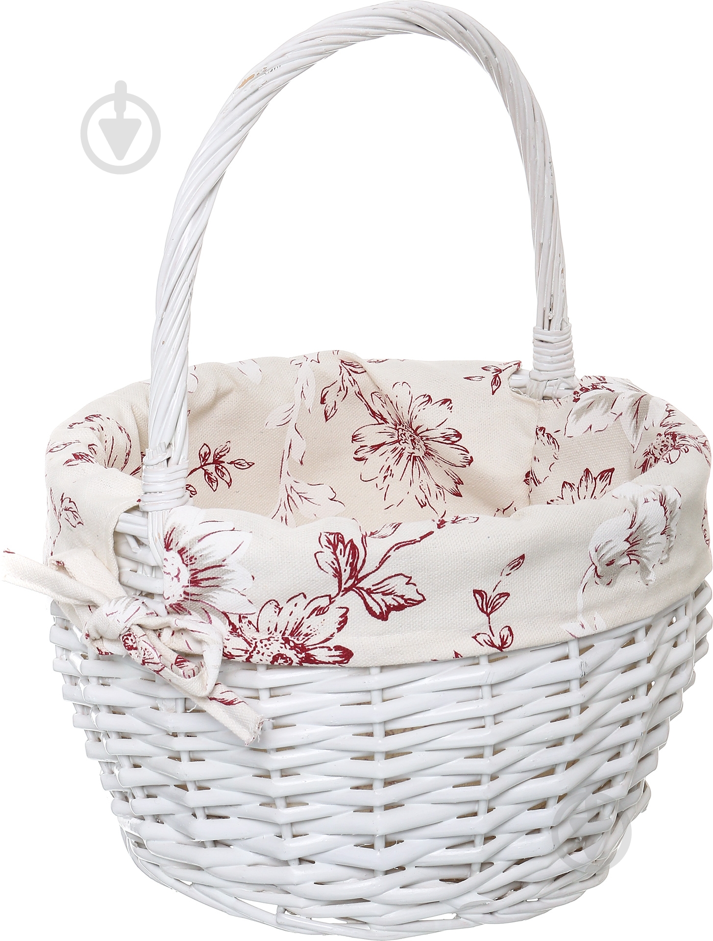 Корзина плетеная с текстилем 28/22х18/35 см Easter 16-6B-2 - фото 1