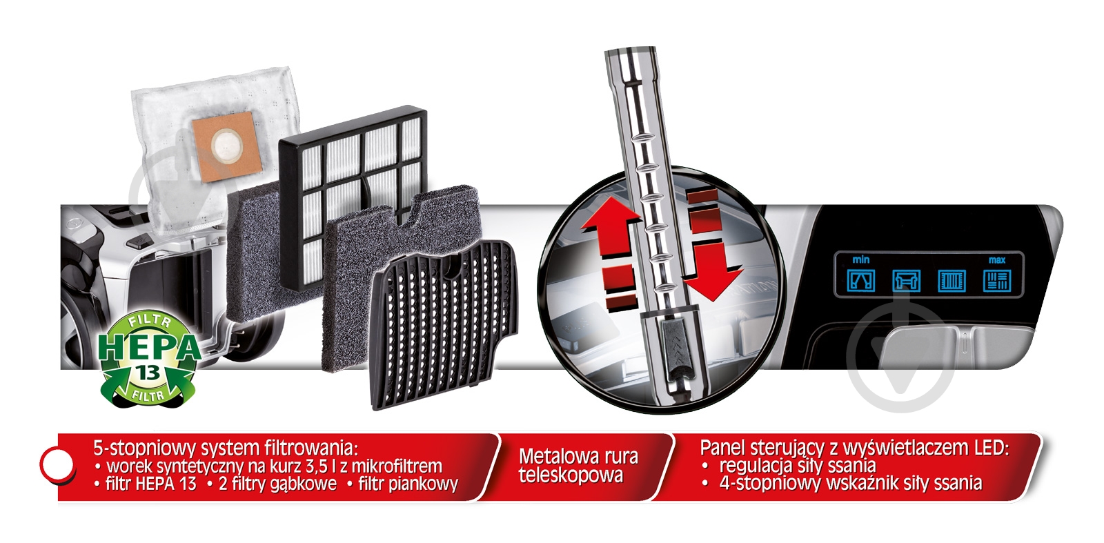 Пылесос MPM MOD-23 black - фото 3 Пылесос MPM MOD-23 black - фото 3