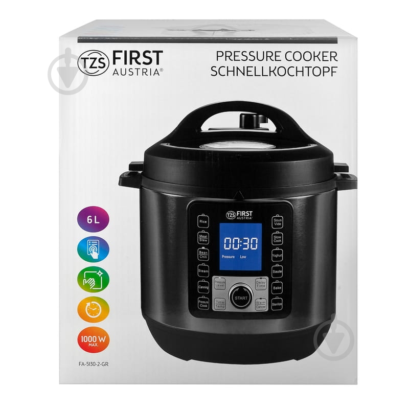 Мультиварка-скороварка First FA-5130-2-GR - фото 21