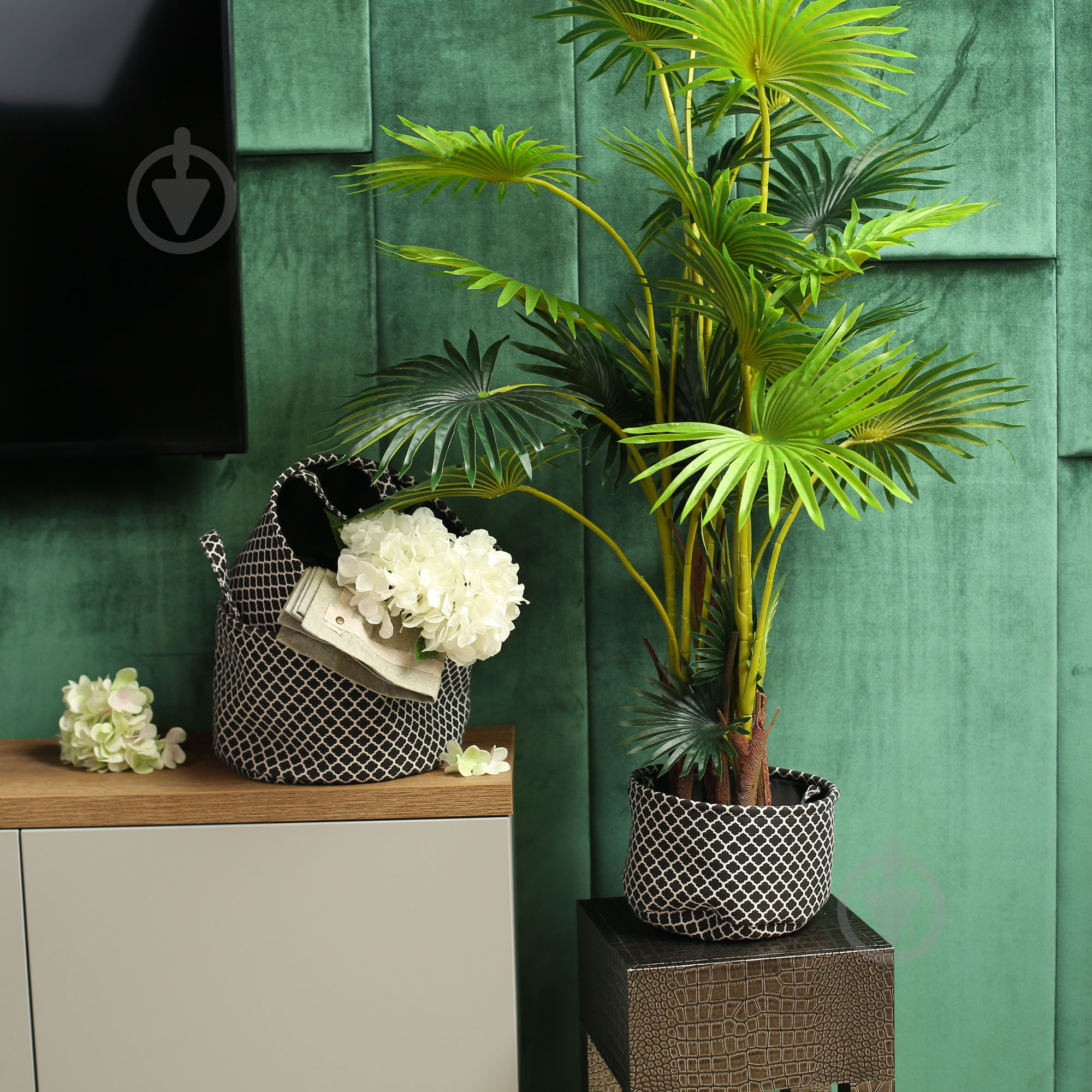 Корзина Decor 27х16 см черный - фото 4