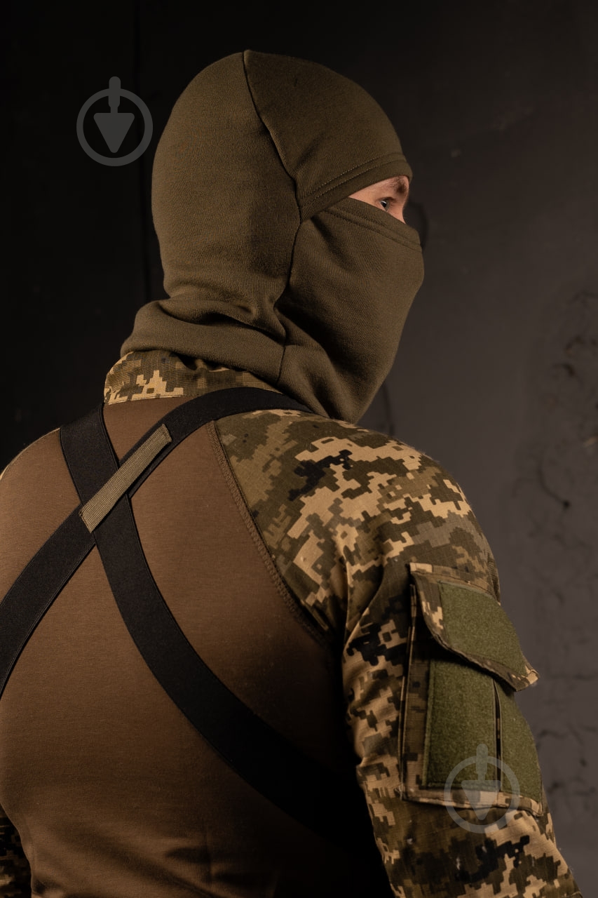 Балаклава LOGOS-Tac тактическая зимняя 03-01-00-0002 р.one size олива - фото 3