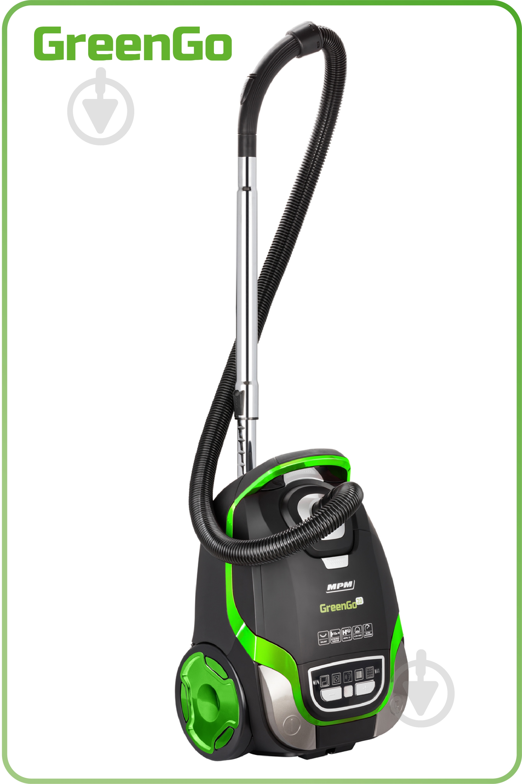 Пылесос MPM MOD-32 green/black - фото 2 Пылесос MPM MOD-32 green/black - фото 2