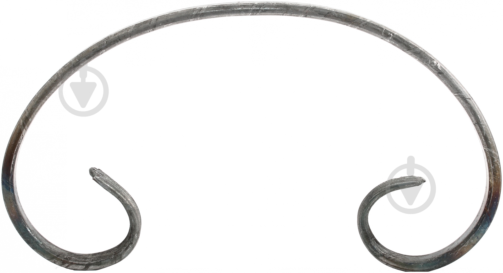 Завиток кованый 80x50 полоса 12x6 мм - фото 2