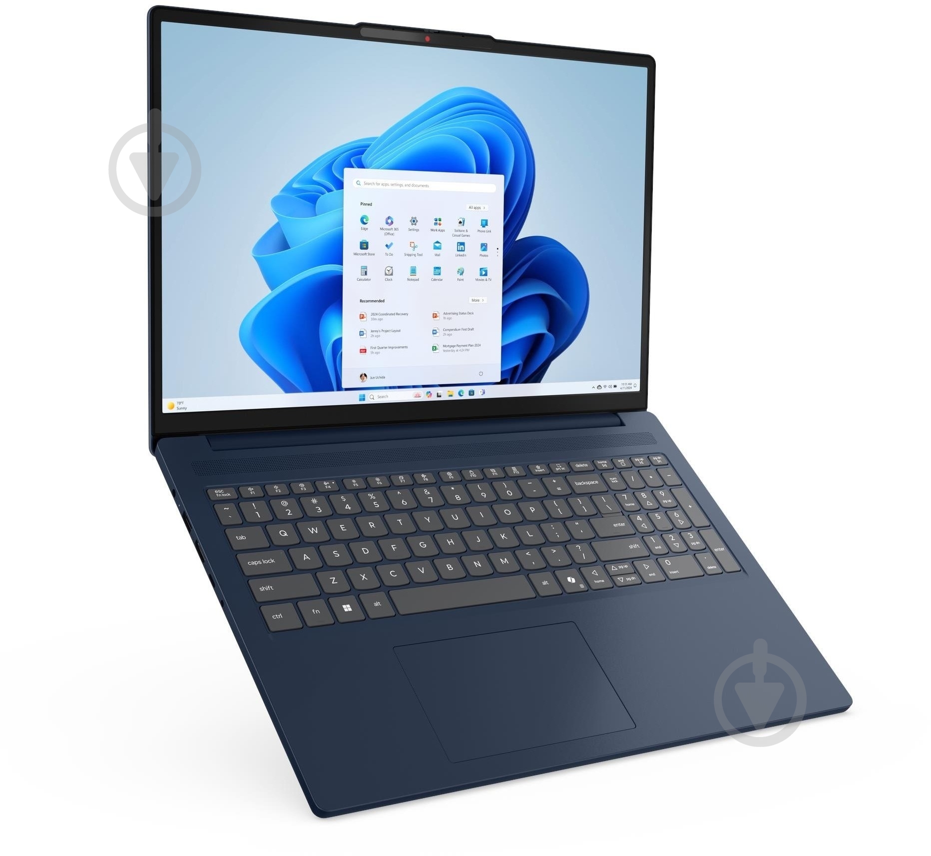 Ноутбук Lenovo IdeaPad Slim 3 16IRH10 16" (83K2007GRA) cosmic blue - фото 2