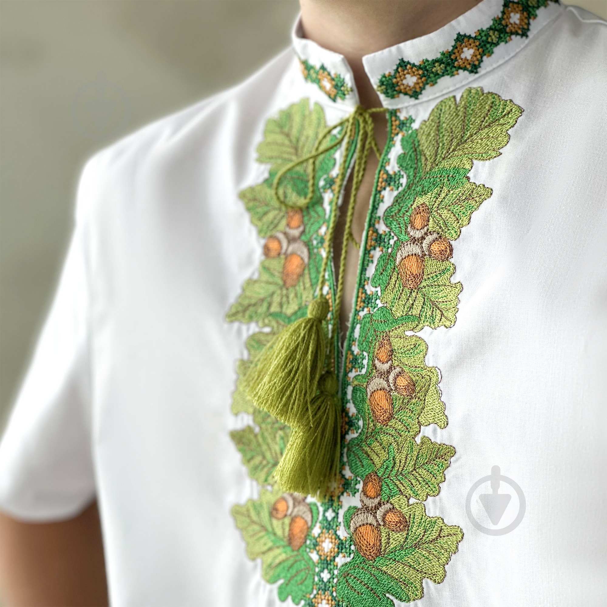 Вышиванка для мальчиков Эдельвика р.140 белый 388-25/09 - фото 3