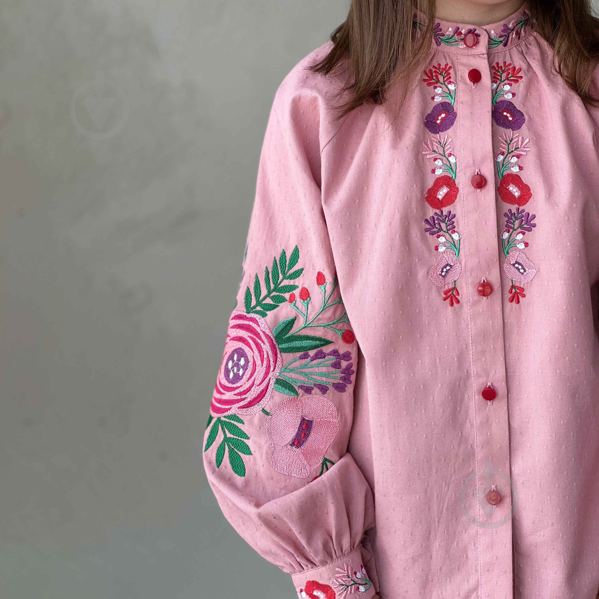 Вышиванка для девочек Эдельвика р.140 розовый 241-25/00 - фото 5 Вышиванка для девочек Эдельвика р.140 розовый 241-25/00 - фото 5