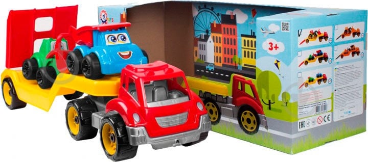 Игрушка ТехноК Автовоз 3930 - фото 1 Игрушка ТехноК Автовоз 3930 - фото 1
