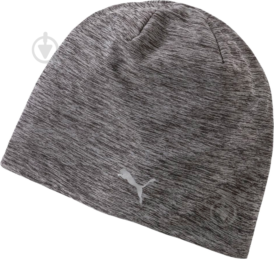 Шапка Puma Tech running beanie 02172301 р.one size серый - фото 1