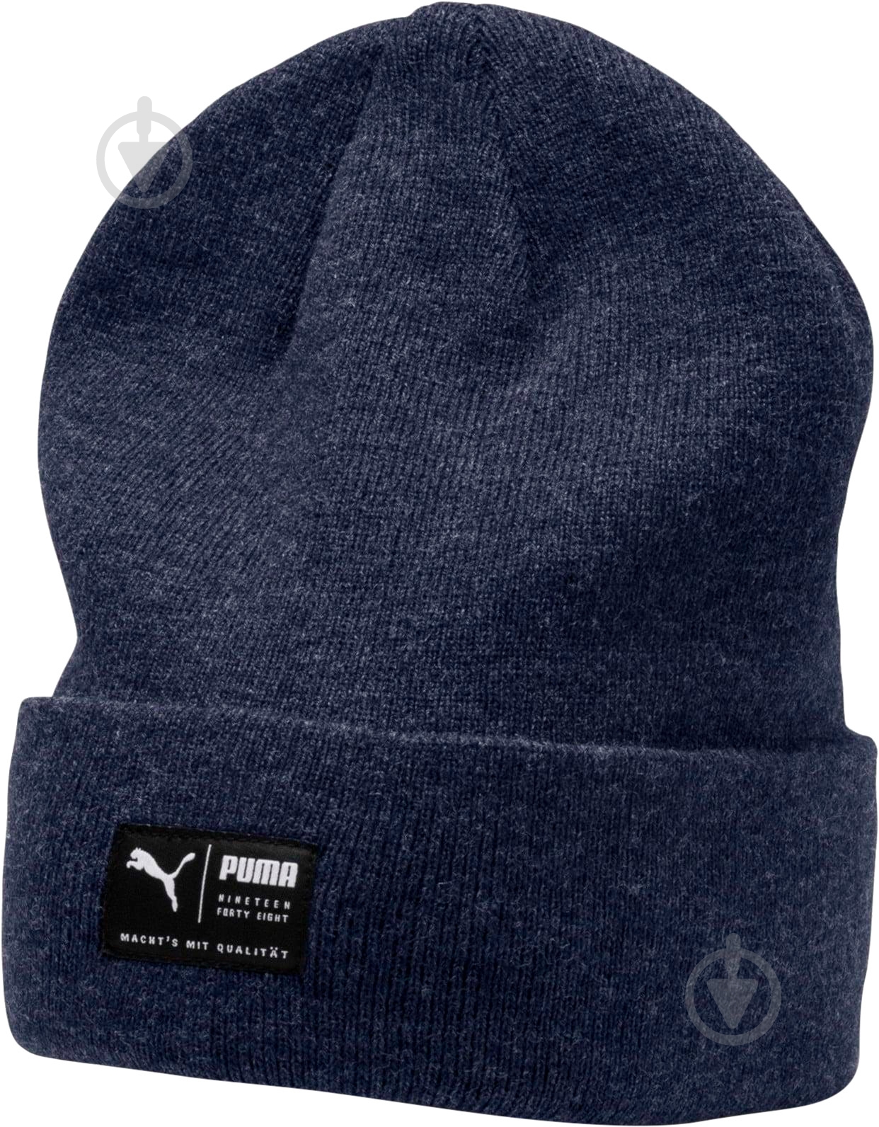 Шапка Puma Archive Heather Beanie 02173903 р.one size синий - фото 1