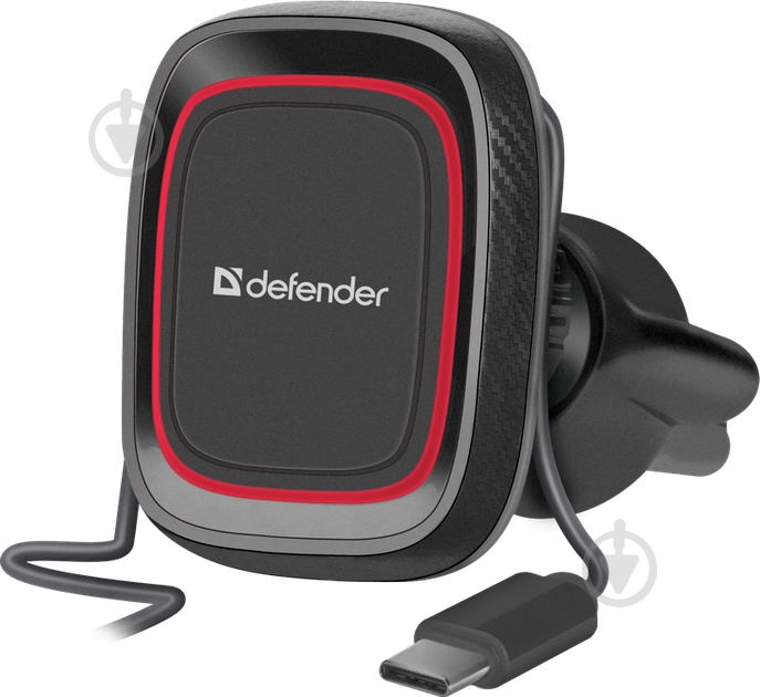 Автотримач Defender CH-129 (29130) чорний із червоним - фото 10 Автотримач Defender CH-129 (29130) чорний із червоним - фото 10