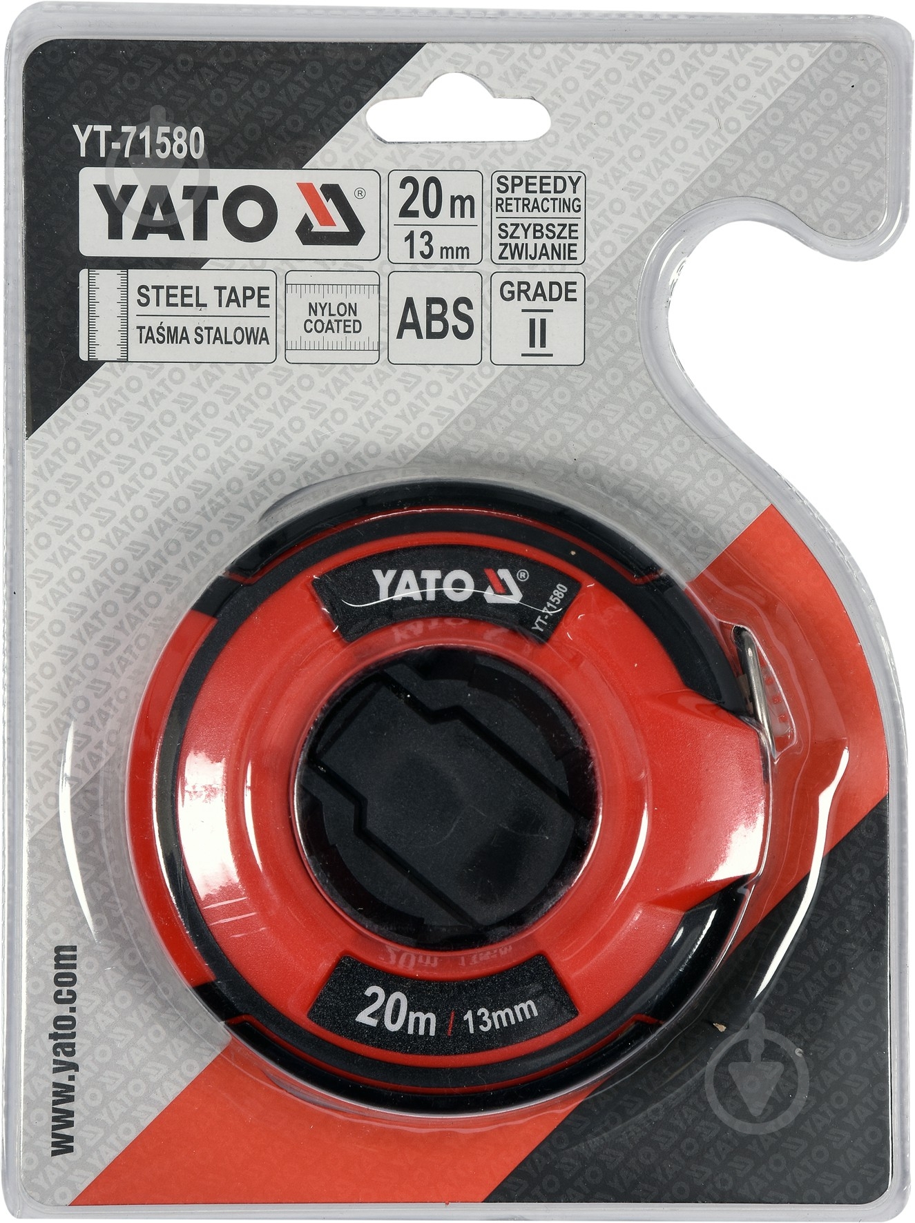 Рулетка YATO YT-71580 20 м x 13 мм - фото 3 Рулетка YATO YT-71580 20 м x 13 мм - фото 3