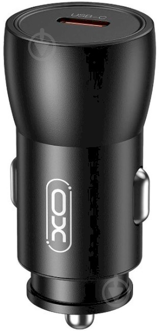 Автомобільний зарядний пристрій Xo CC57 Metal 1xUSB-C PD25W Car Charger Black - фото 1 Автомобільний зарядний пристрій Xo CC57 Metal 1xUSB-C PD25W Car Charger Black - фото 1