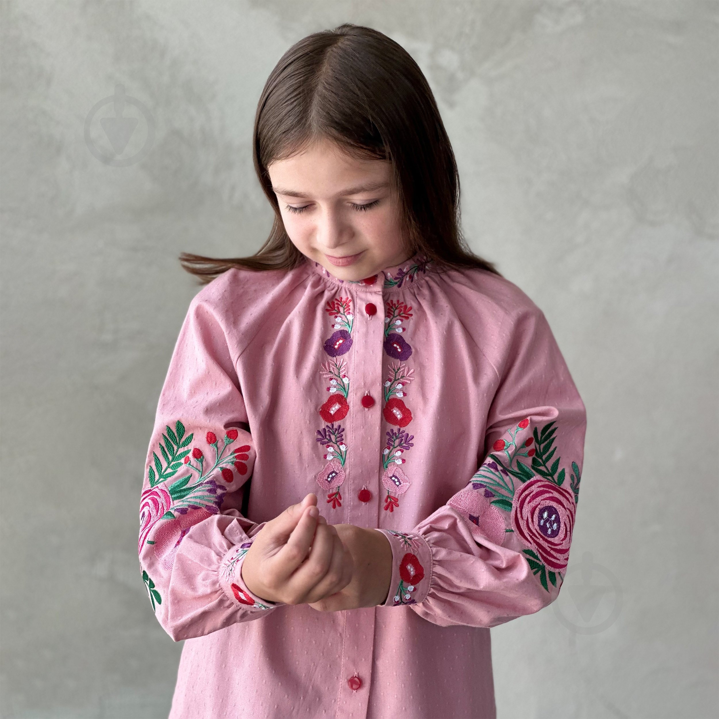 Вышиванка для девочек Эдельвика р.116 розовый 241-25/00 - фото 2 Вышиванка для девочек Эдельвика р.116 розовый 241-25/00 - фото 2