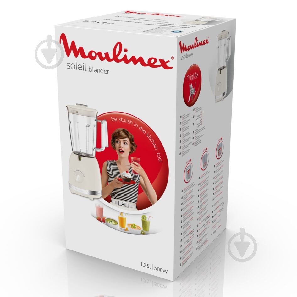 Блендер стационарный Moulinex SOLEIL LM355A10 - фото 9 Блендер стационарный Moulinex SOLEIL LM355A10 - фото 9