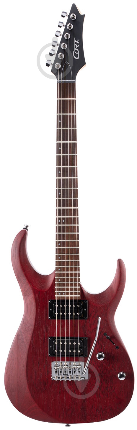 Электрогитара Cort X100 Open Pore Black Cherry (X100 OPBC) - фото 1