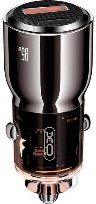Автомобильное зарядное устройство Xo CC58 1xUSB-A/1xUSB-C 95W Car Charger Gray (CC58_TARNISH) - фото 1 Автомобильное зарядное устройство Xo CC58 1xUSB-A/1xUSB-C 95W Car Charger Gray (CC58_TARNISH) - фото 1